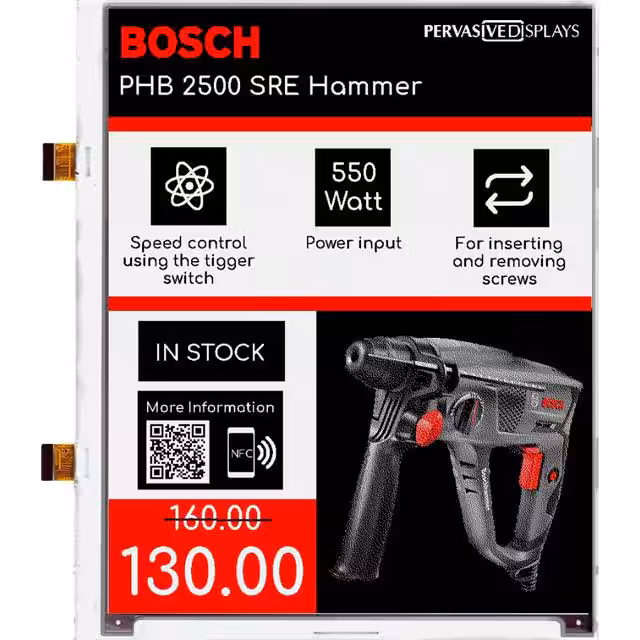 E2B98JS0B5 Pervasive Displays  Modules d'affichage - LCD OLED Graphic
